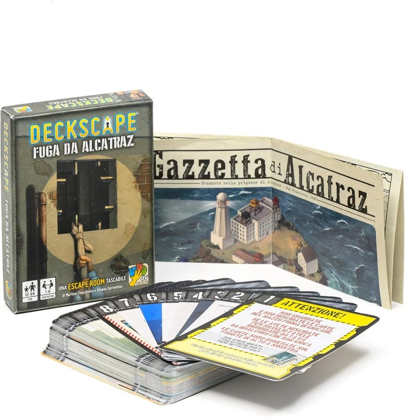 Deckscape: escape rooms en una baraja de cartas, sin caja grande ni app y el formato más compacto del género para resolver en una hora con hasta cinco personas