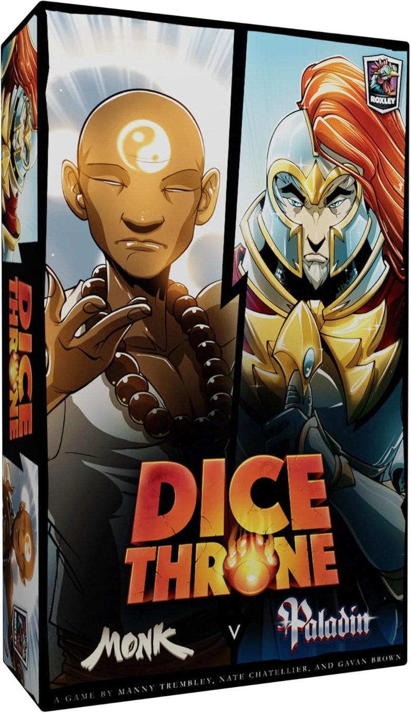 Dice Throne: Monje vs Paladín — el maestro del combo que encadena tiradas contra el guerrero sagrado que cura, protege y castiga