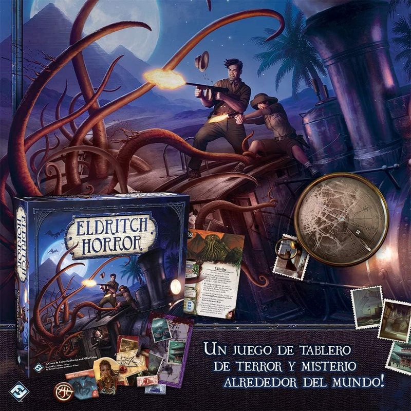 Eldritch Horror: ocho investigadores, un Primigenio que despierta y el cooperativo lovecraftiano más ambicioso del catálogo