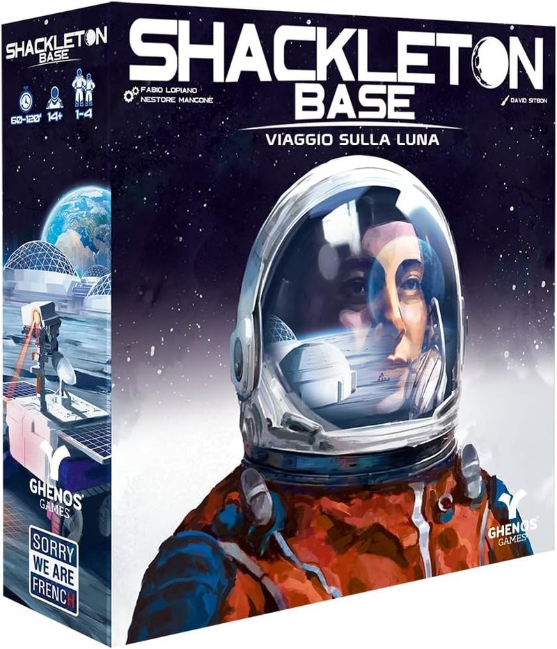 Shackleton Base: siete corporaciones, tres por partida y el eurogame lunar que cambia cada vez que se abre la caja