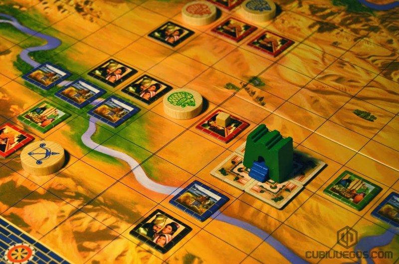 Tigris y Éufrates: civilizaciones mesopotámicas con conflicto directo en el abstracto con tema más honesto del hobby