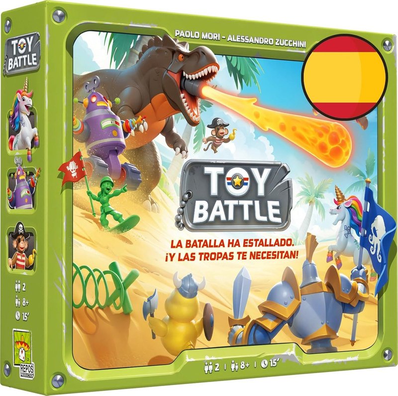 Toy Battle: dos acciones por turno, 48 tropas de juguete y la cadena ininterrumpida que decide quién gana
