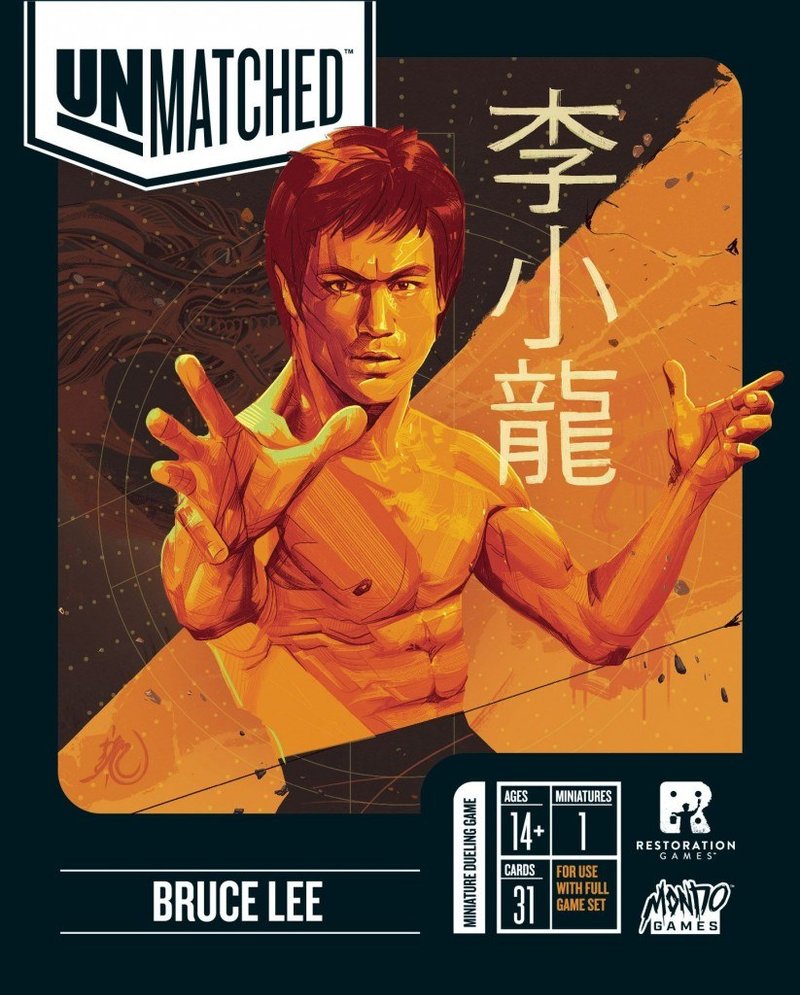Unmatched: Bruce Lee — el héroe con cuatro mazos intercambiables y el único jugador del sistema que elige su estilo de combate antes de cada partida