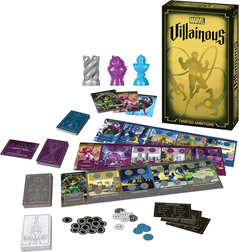 Marvel Villainous: Twisted Ambitions — Doctor Octopus controla el tiempo, Titania demuestra su fuerza y Kang conquista distintas eras