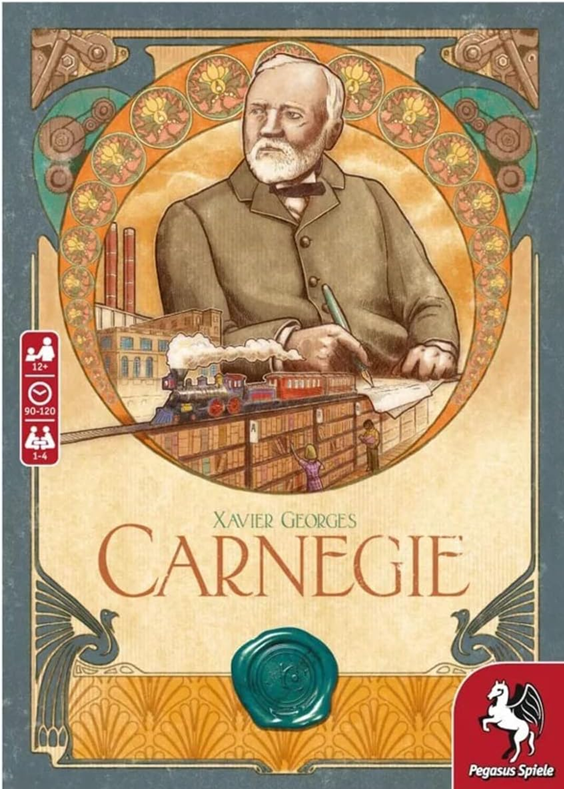Carnegie: acciones encadenadas, filantropía y la industrialización americana que nadie esperaba en un eurogame