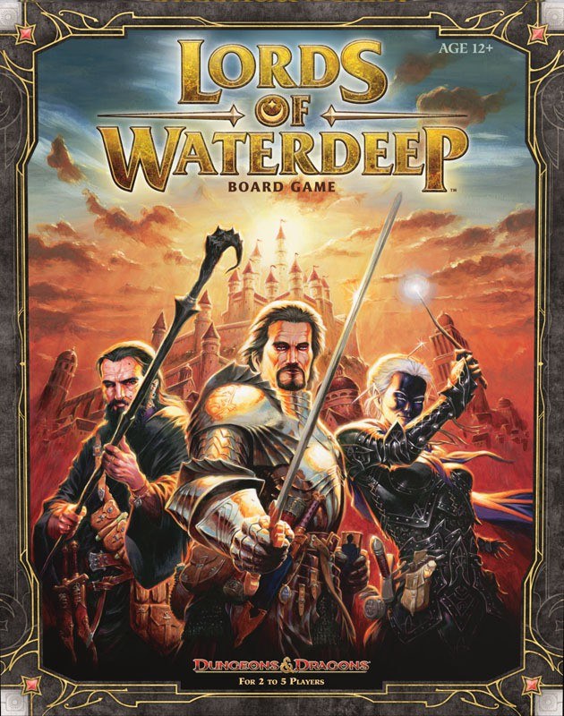 Lords of Waterdeep: el worker placement de D&D donde los cubitos de madera son guerreros, magos y pícaros y las cartas de Intriga son el comodín que nadie espera