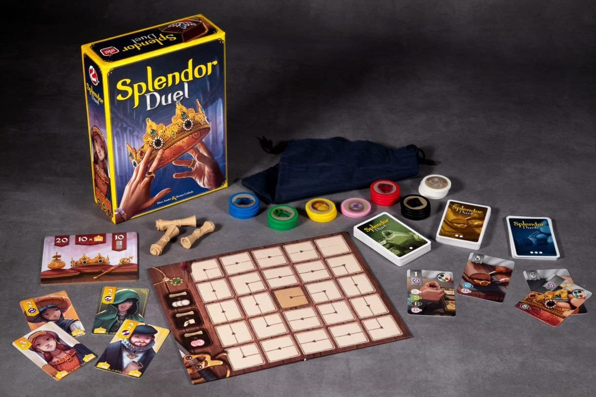 Splendor Duel: el tablero de gemas compartido, tres condiciones de victoria distintas y por qué es un juego diferente al que lleva su nombre