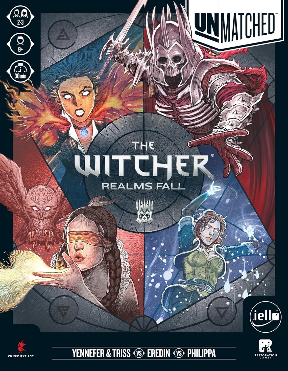 Unmatched: The Witcher — Reinos en Ruinas — Yennefer, Ciri y Dijkstra en la caja que expande el universo del Continente